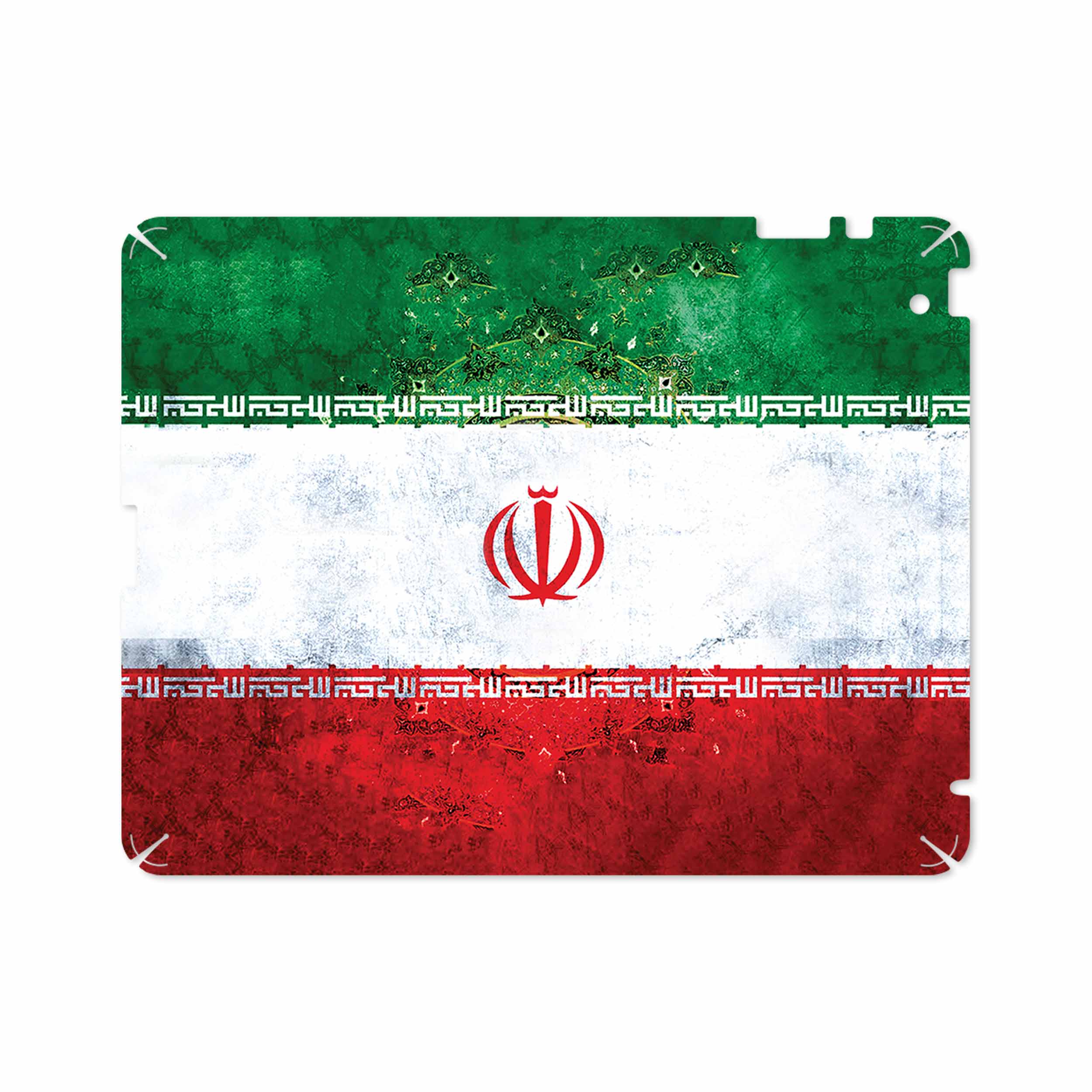 برچسب پوششی ماهوت مدل Iran-Flag-1 مناسب برای تبلت اپل iPad 2 2011 A1397
