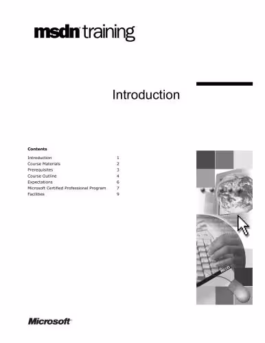 خرید و دانلود نسخه کامل کتاب MSDN Training 2433A - Microsoft Visual Basic Scripting Edition and Microsoft Windows Script Host