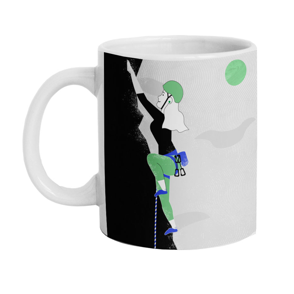 ماگ دارلی طرح کوهنورد مدل MG2377