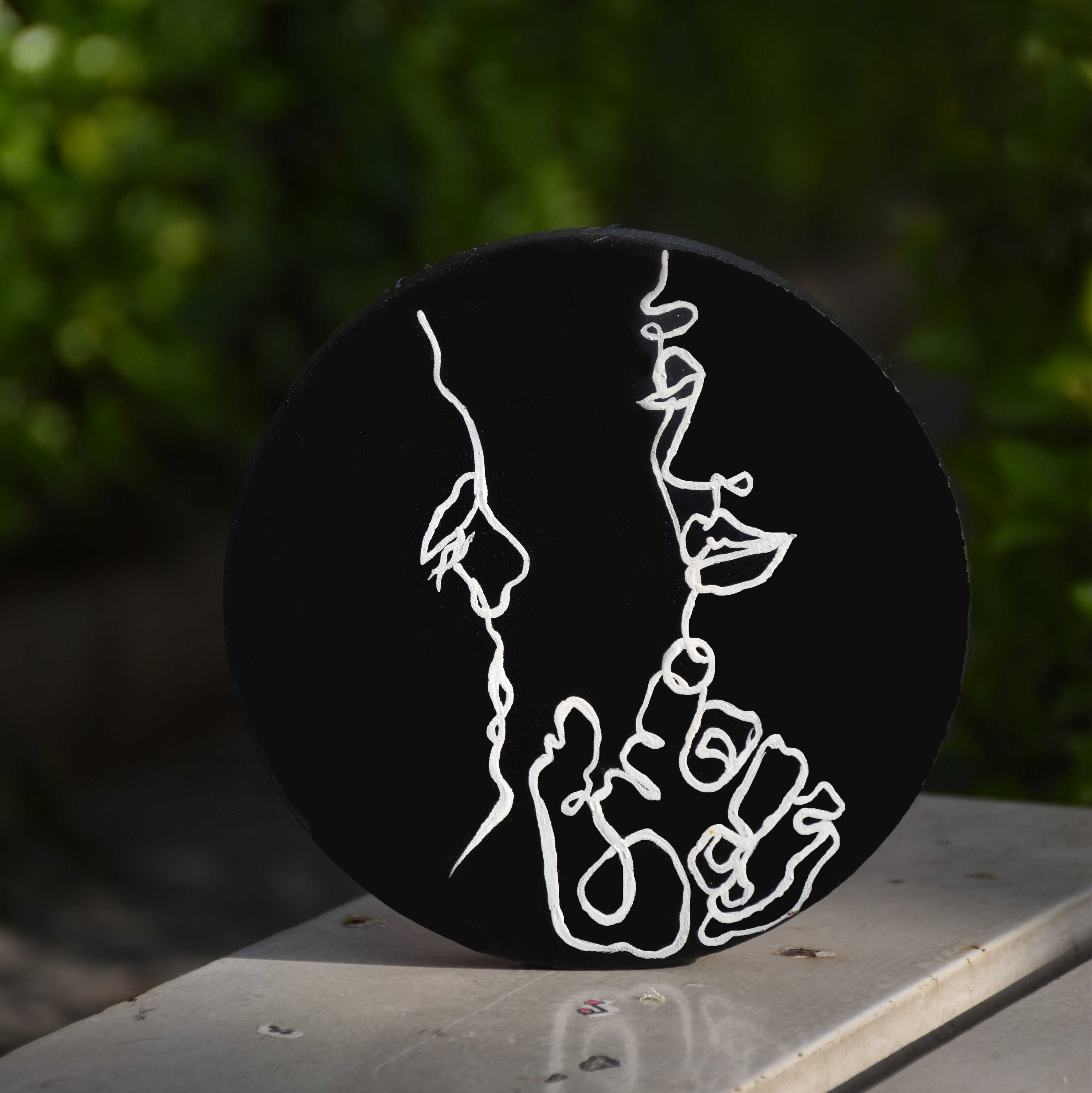 تابلو نقاشی گرد