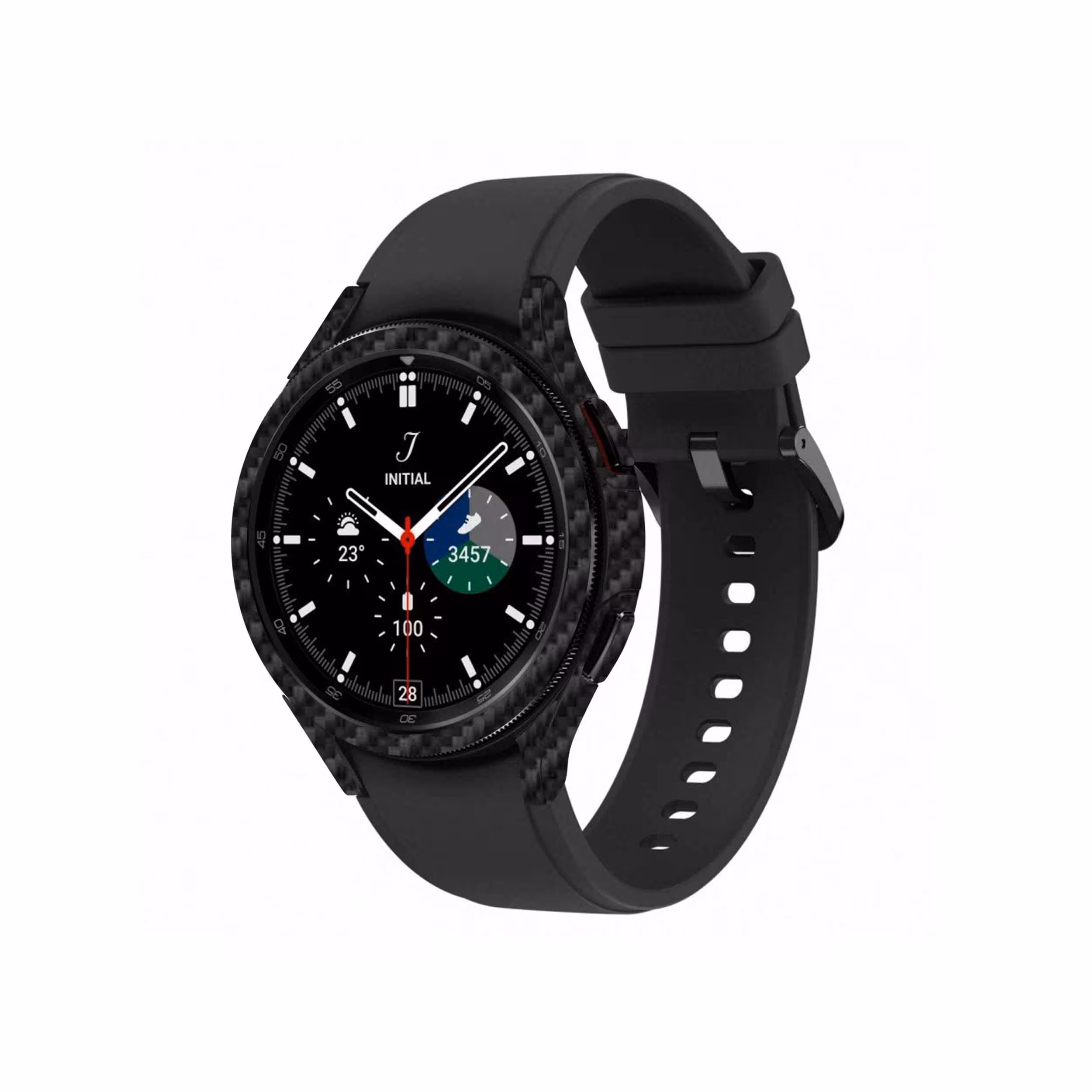 برچسب ماهوت طرح Carbon Fiber مناسب برای ساعت هوشمند سامسونگ Watch4 Classic 42mm