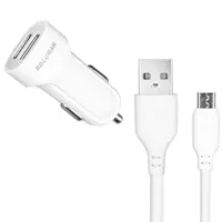 شارژر فندکی کلومن مدل KC - C500 به همراه کابل MICRO USB