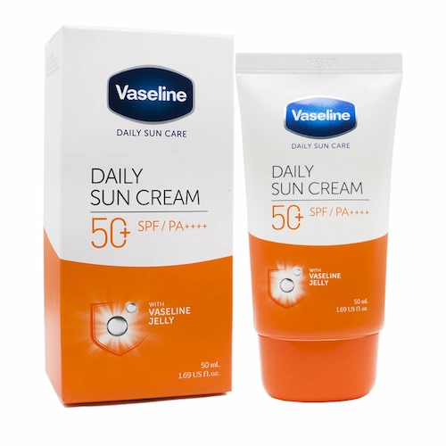 كرم ضد آفتاب SPF50  وازلين 50 ميل