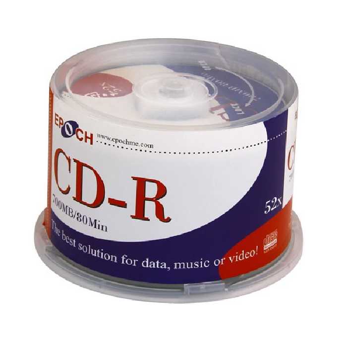 CD خام Epoch بسته 50 عددی