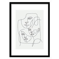 قیمت و خرید تابلو دکوراتیو مدل لاین‌آرت و آبسترکت کد 0478