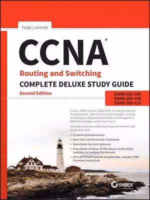 خرید و دانلود نسخه کامل کتاب CCNA Routing and Switching Complete Deluxe Study Guide: Exam 100-105, Exam 200-105, Exam 200-125