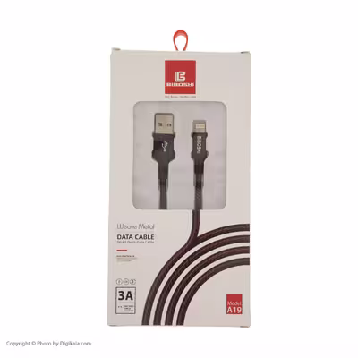 کابل تبدیل USB به لایتنینگ بیبوشی مدل A19 طول 1 متر