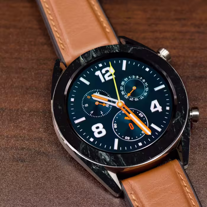 برچسب ماهوت طرح Graphite-Green-Marble مناسب برای ساعت هوشمند هوآوی Watch GT