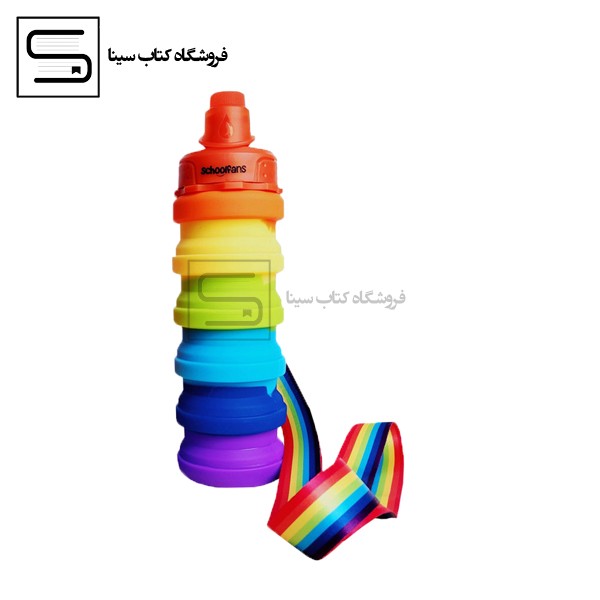 قمقمه سیلیکونی رنگین کمان کد 877060002141 FA9311