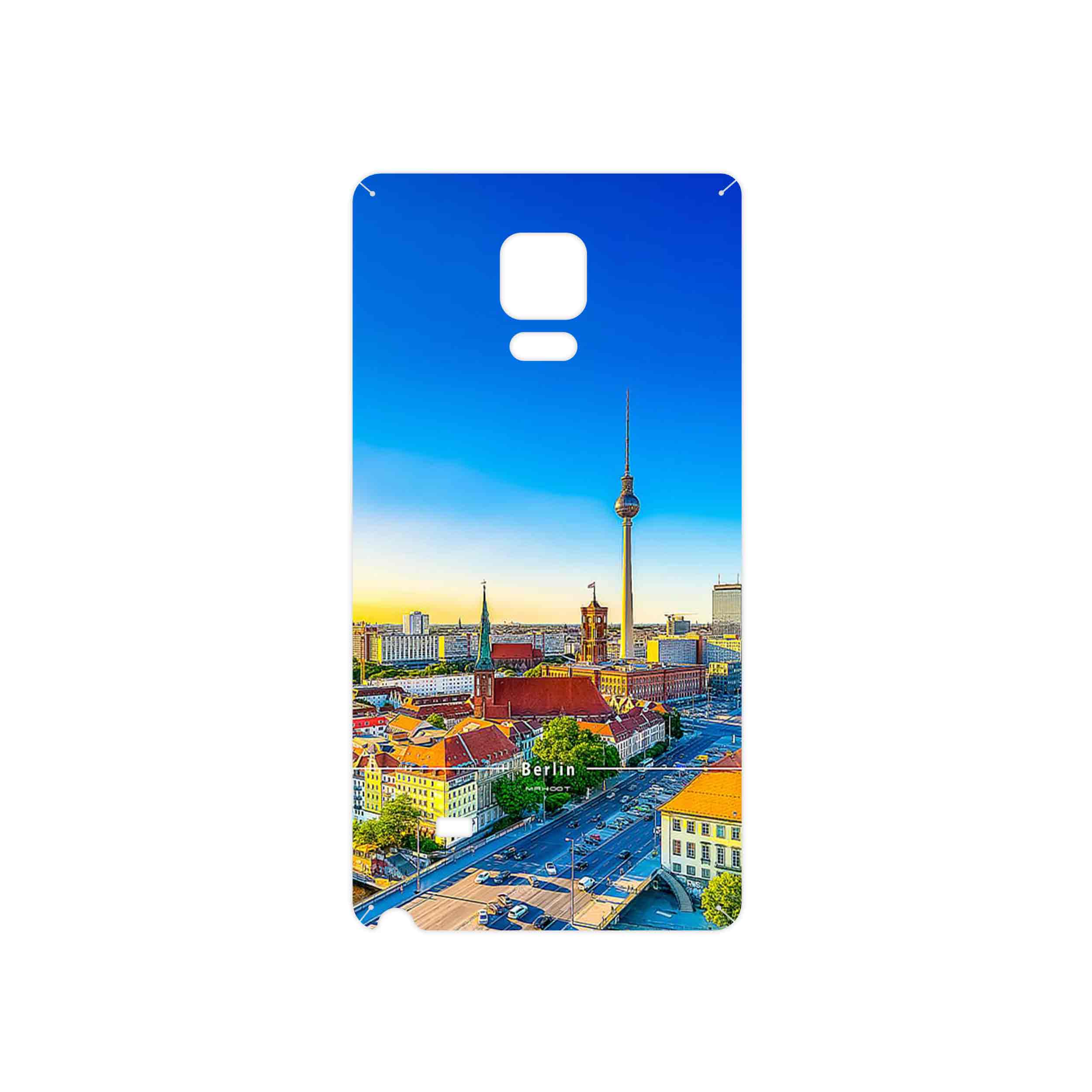 برچسب پوششی ماهوت مدل City of Berlin مناسب برای گوشی موبایل سامسونگ Galaxy Note Edge
