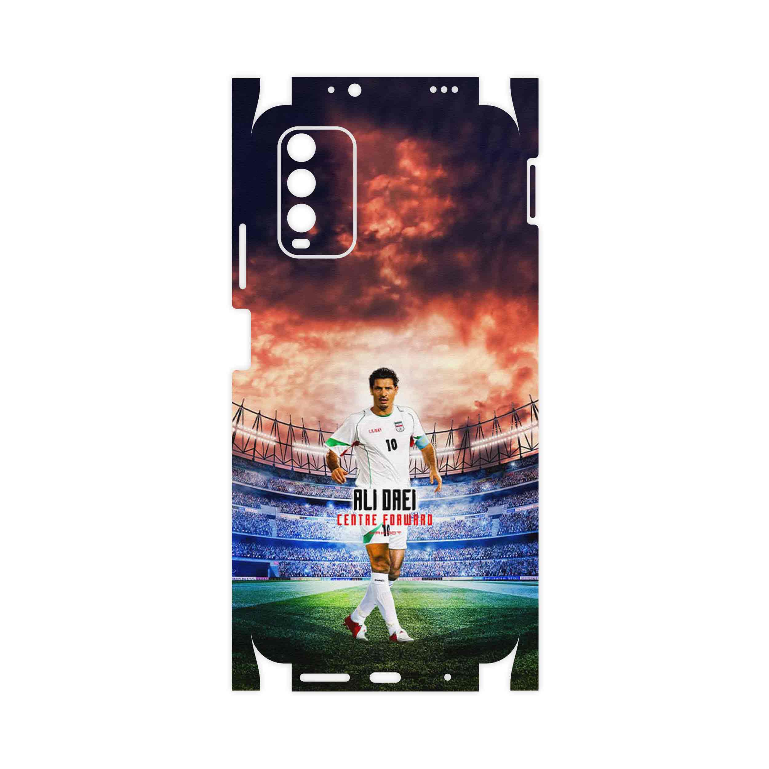 برچسب پوششی ماهوت مدل Ali Daei-FullSkin مناسب برای گوشی موبایل شیائومی Redmi 9T