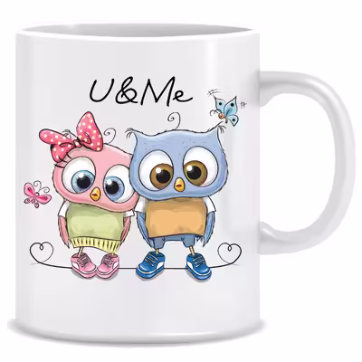 ماگ طرح جغد کد 104