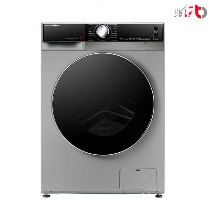 ماشین لباسشویی پاکشوما مدل BWF 40808 ST ظرفیت 8 کیلوگرم سیلور
