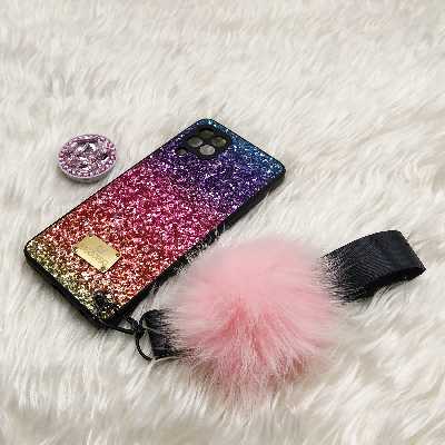 کاور مدل AK-1 مناسب برای گوشی موبایل سامسونگ Galaxy A22 4G به همراه بند و پایه نگهدارنده