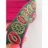 نوار یراق مدل پر طاووس کد 4CM.SAB11 طول 1 متر