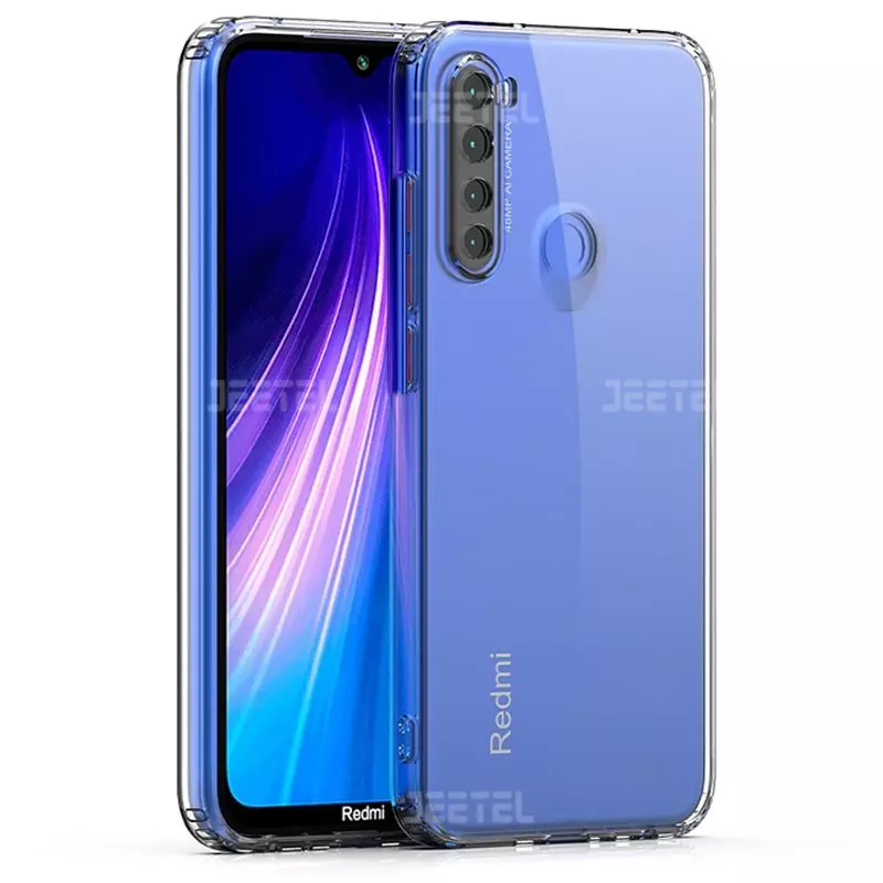 قاب گوشی Xiaomi Redmi Note 8T مدل ژله ای محافظ لنزدار