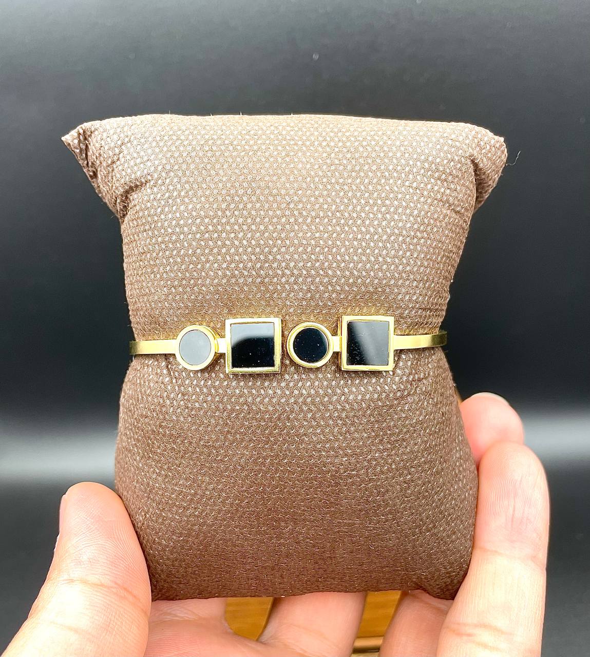 دستبند النگویی استیل