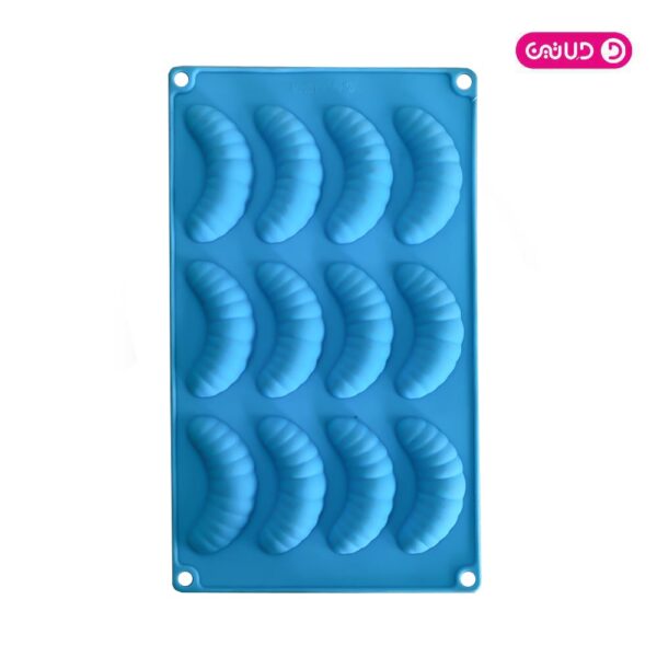 قالب سیلیکونی کروسان شکلاتی 12 خانه