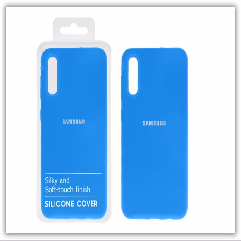قاب سیلیکونی اورجینال درجه یک Samsung A30S-A50 - A50S آبی