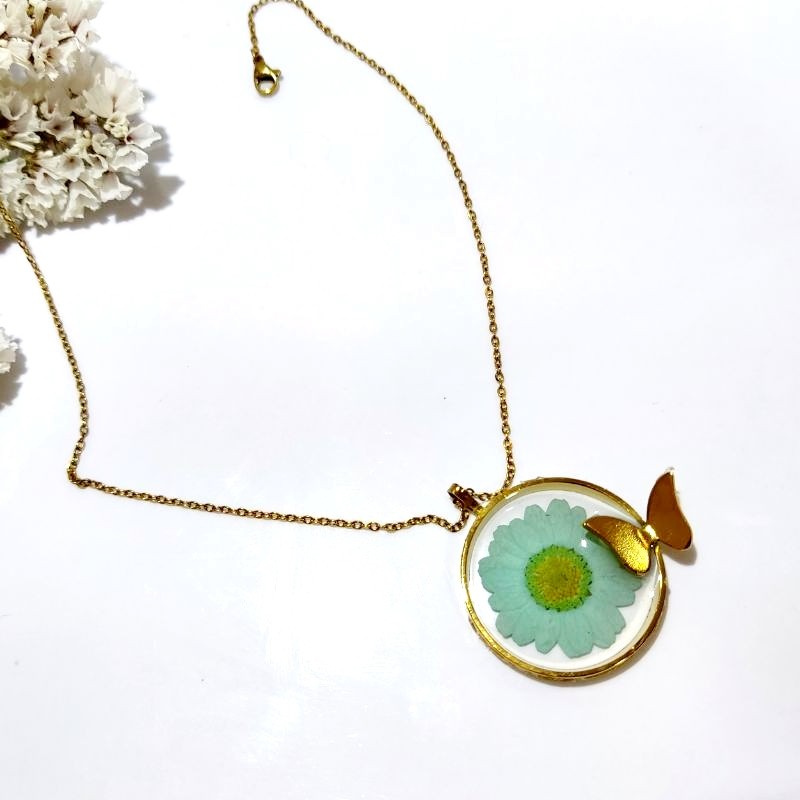 گردنبند رزینی بابونه