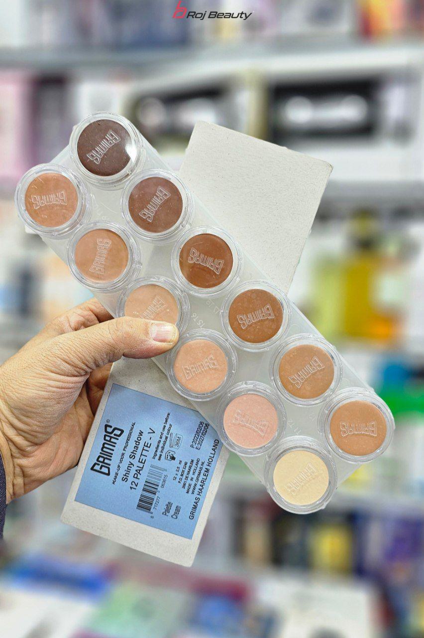 پالت گریم و کانتورینگ 12 رنگ گریماس