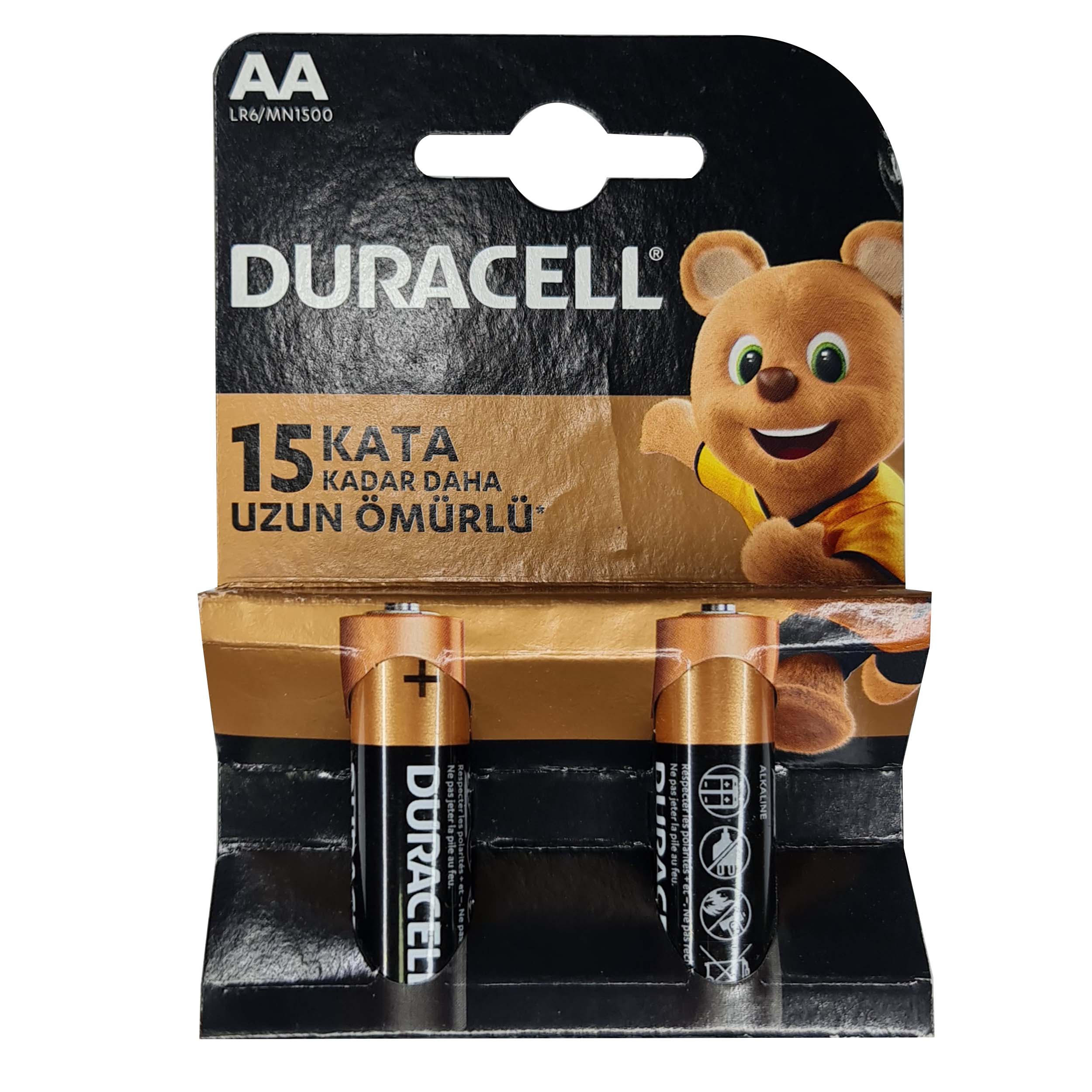 باتری قلمی دوراسل مدل Belgium-15KATA بسته دو عددی