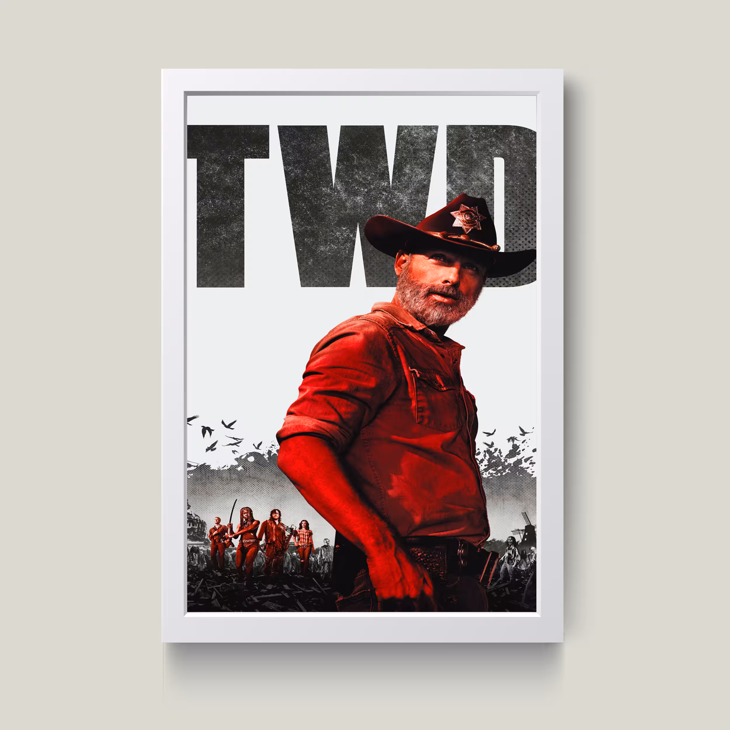 تابلو مدل دکوراتیو walking dead کدG7-27