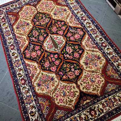 فرش دستبافت سه متری طرح درخت زندگی کد AA425