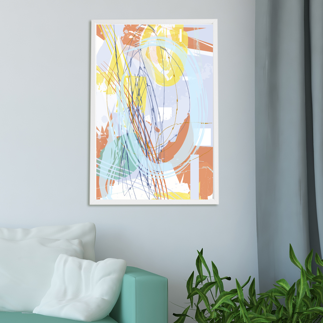 تابلو طرح مدرن مدل P140