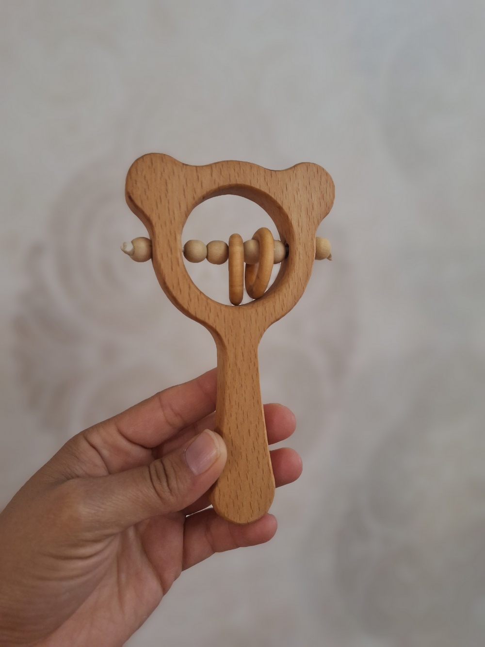 جغجغه چوبی تدی چوب راش