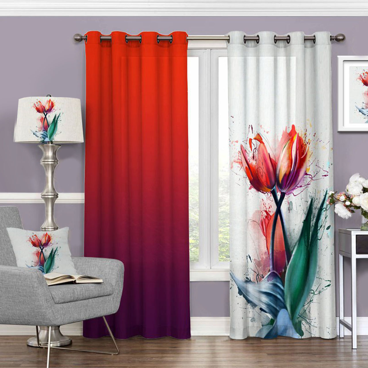 پرده مدل SH-034 سایز 290x140سانتی متر