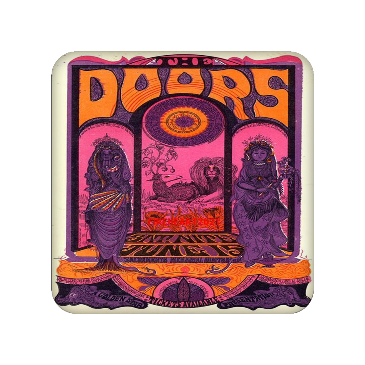 زیر لیوانی طرح کارتونی کد 1382