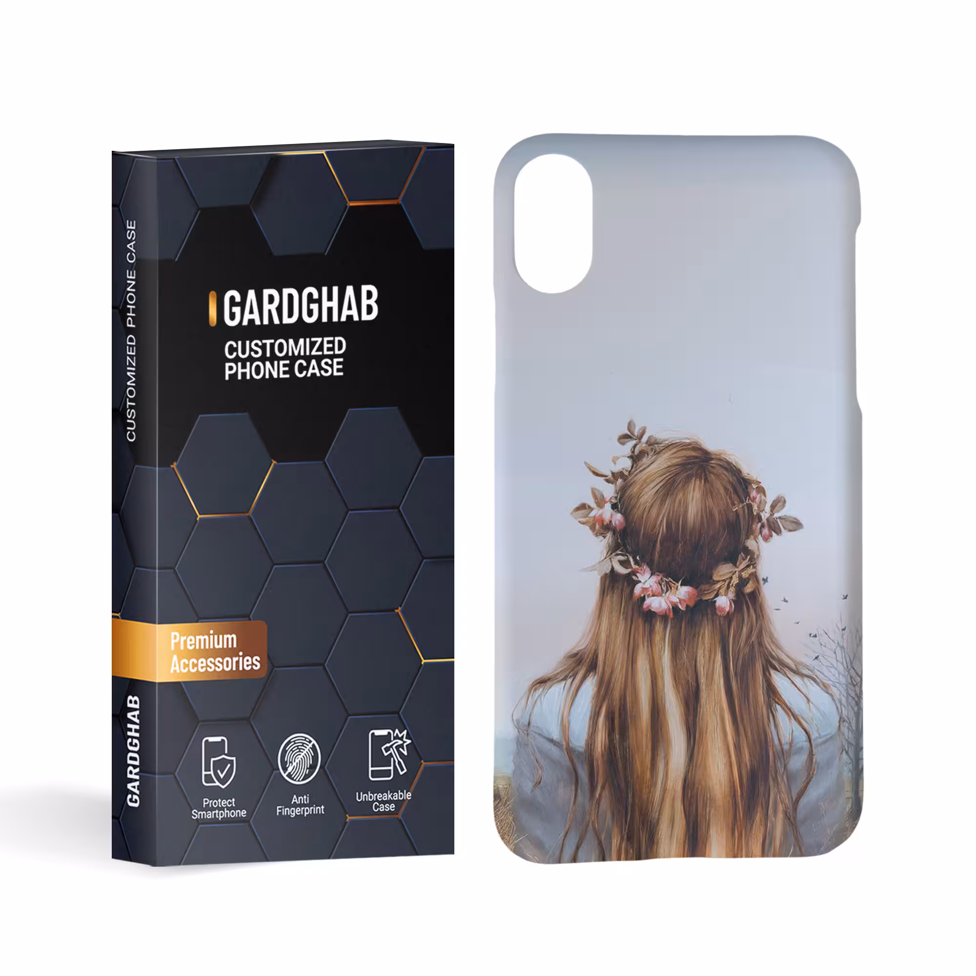 کاور گارد قاب مدل دخترانه مناسب برای گوشی موبایل اپل iphone x/xs