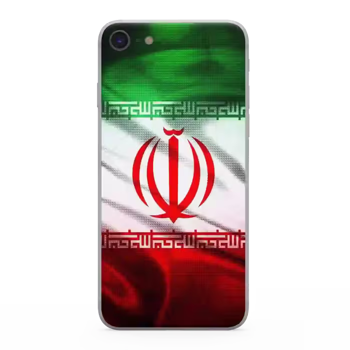 قاب گوشی پرچم زیبای ایران زمین مدل AE2