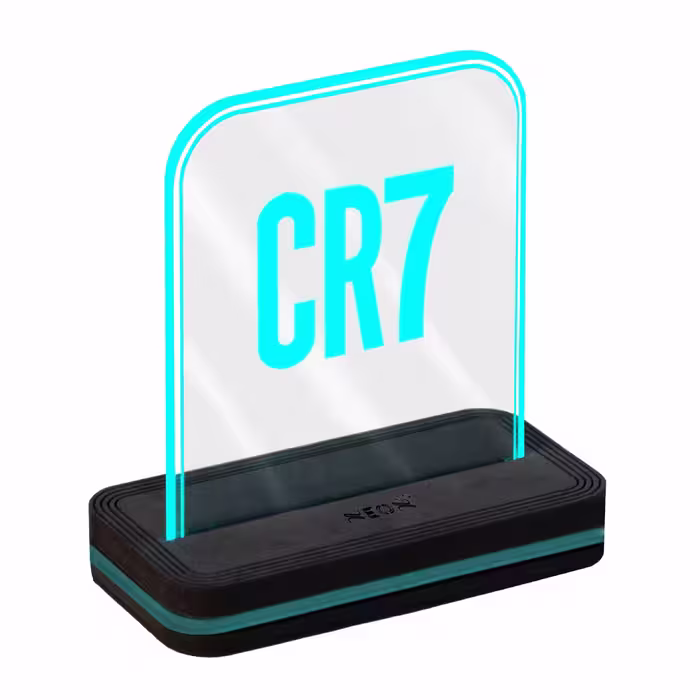 چراغ رومیزی نئون مدل CR7_TURQUOISE