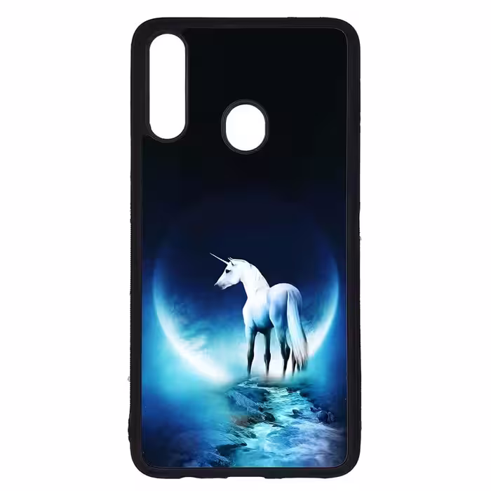 کاور طرح اسب شاخدار کد G-070 مناسب برای گوشی موبایل سامسونگ Galaxy A20s | دیجی قاب دونی