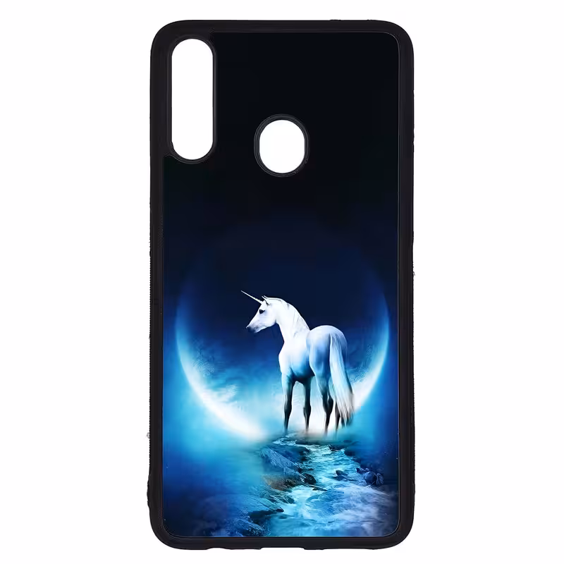 کاور طرح اسب شاخدار کد G-070 مناسب برای گوشی موبایل سامسونگ Galaxy A20s | دیجی قاب دونی