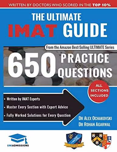 کتاب The Ultimate IMAT Guide 650 Practice Questions راهنمای نهایی IMAT 650 سوال تمرین