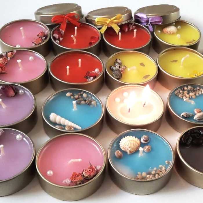 شمع درب دار معطر وارمری با موم سویا