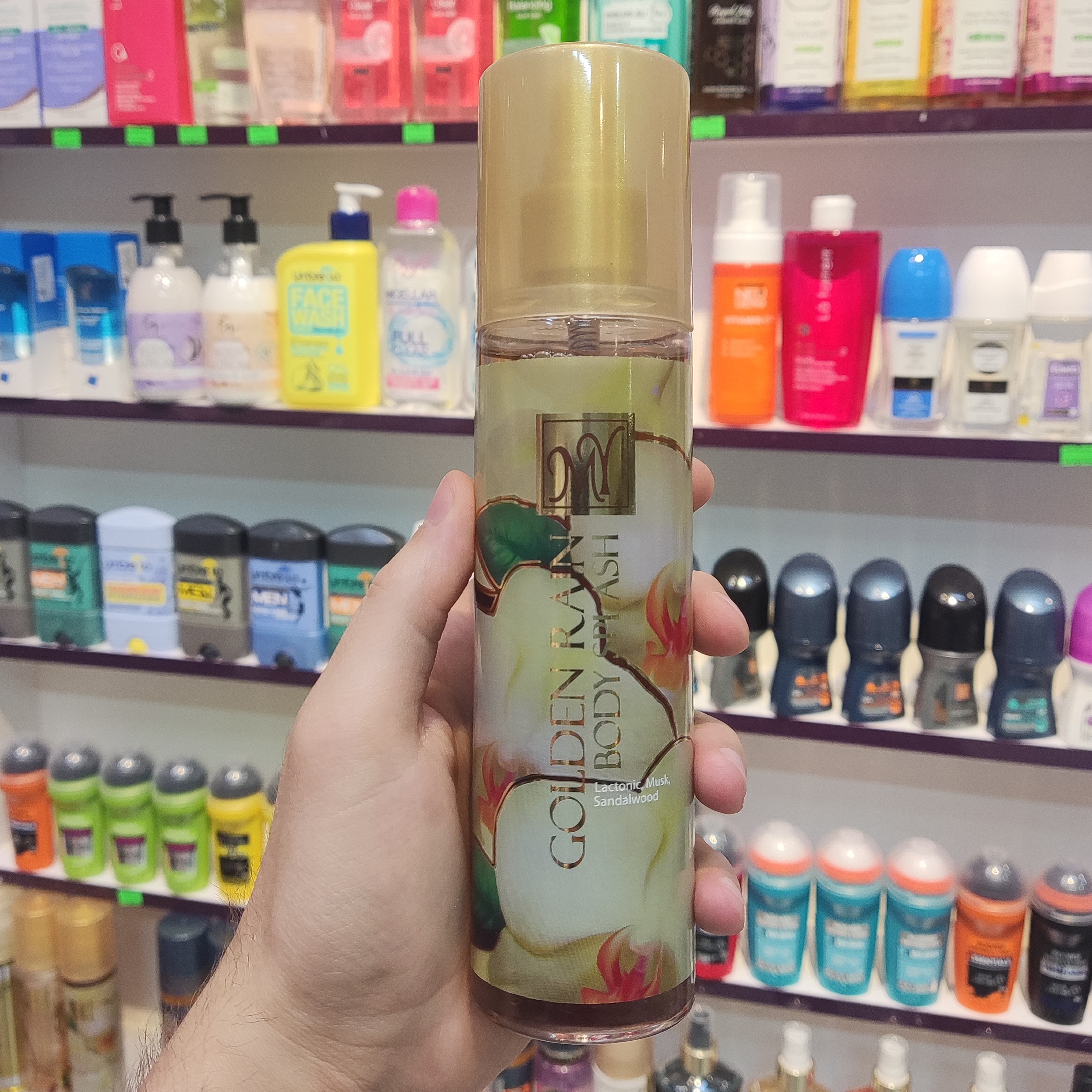 بادی اسپلش زنانه مای مدل گلدن GOLDEN RAIN