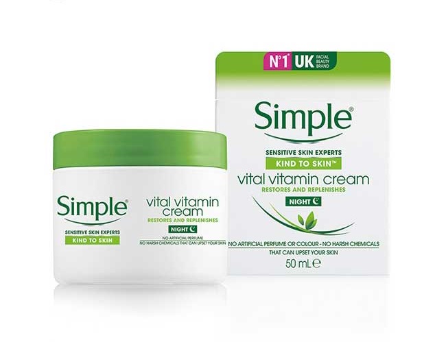 کرم شب ویتال ویتامین سیمپل | فروشگاه ارس ترک