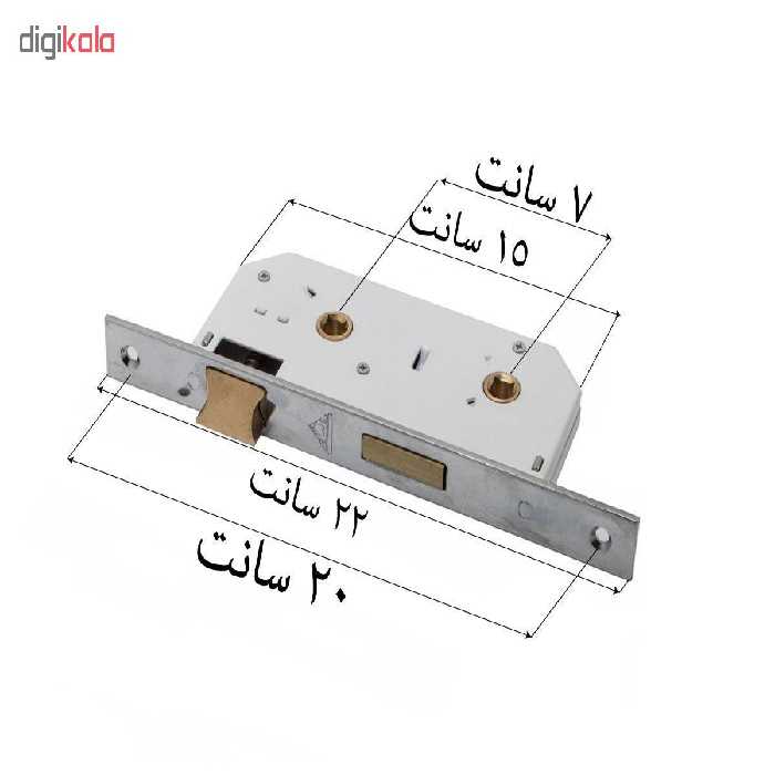 قفل درب چوبی مدل ۰۳۱