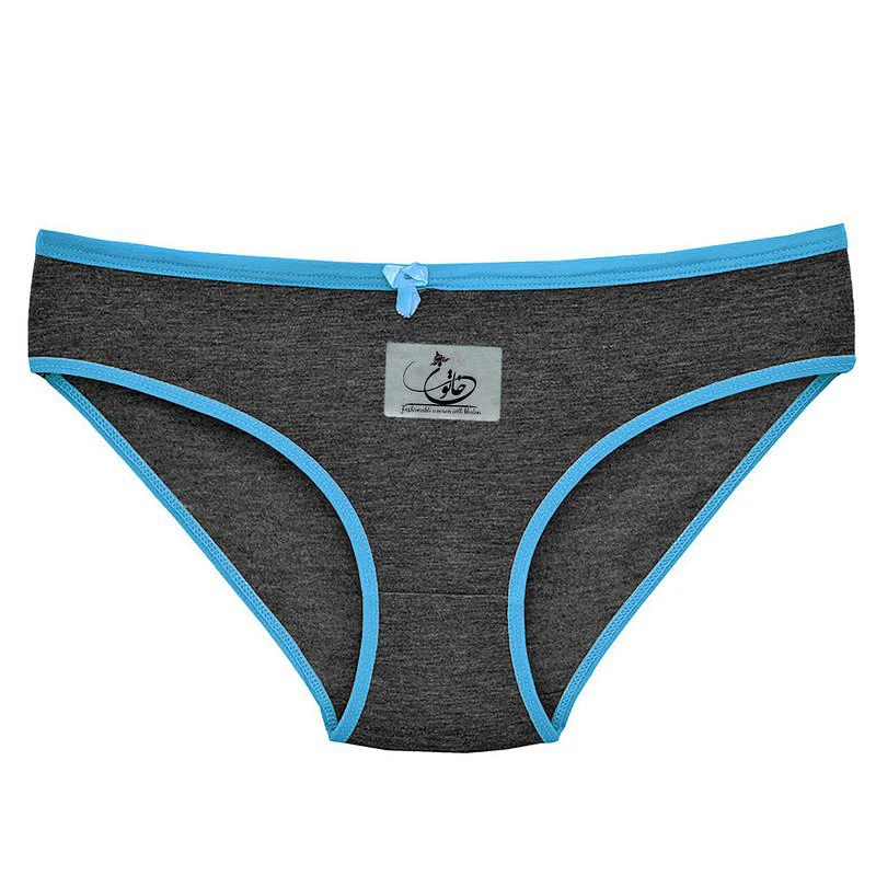 شورت زنانه مدل ملانژ خاتون رنگ آبی