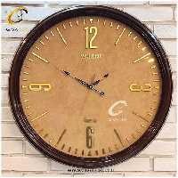 ساعت دیواری اورجینال ولدر PVC قهوه ای| کد رفرنس 7014