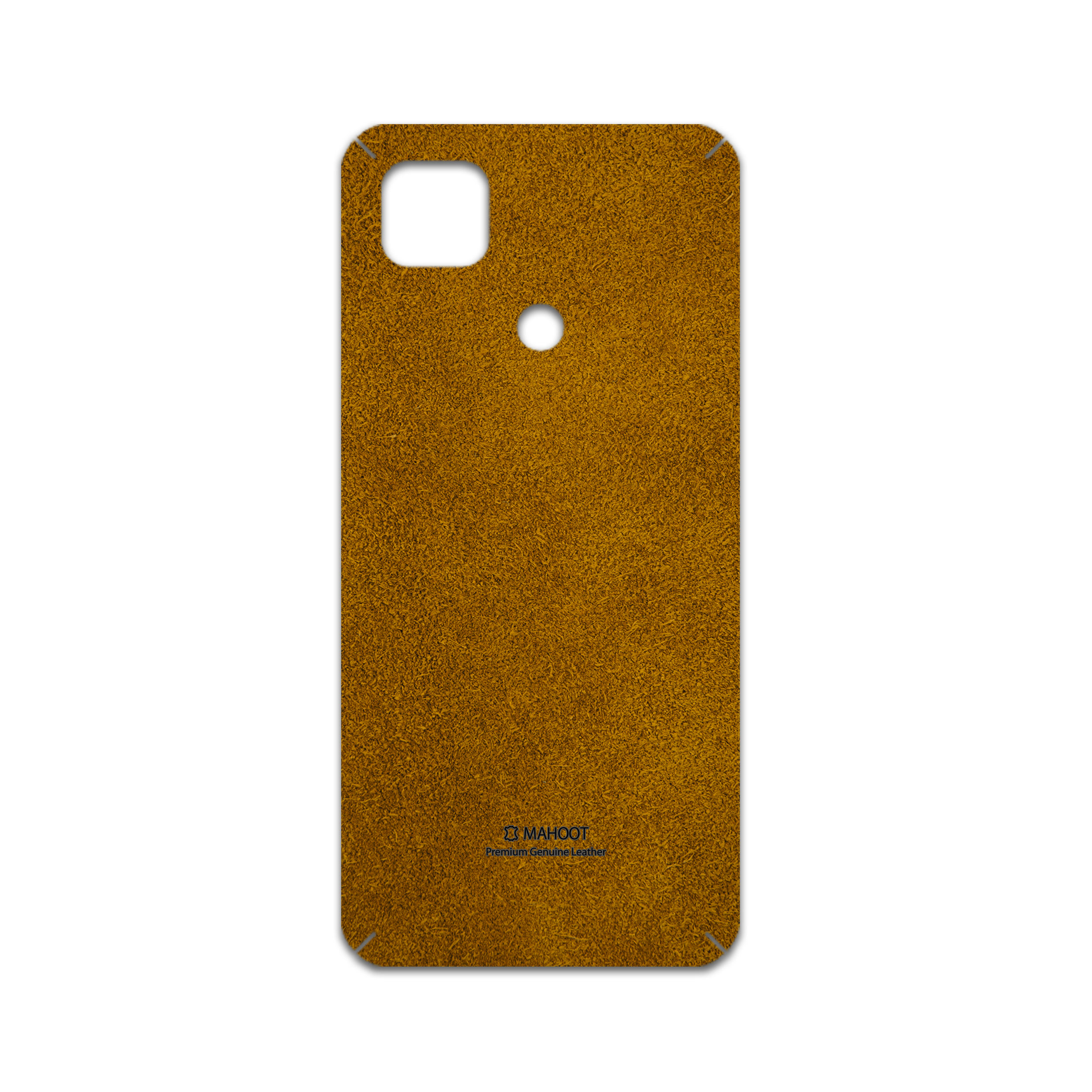 برچسب پوششی ماهوت مدل Brown-Chamois-Leather مناسب برای گوشی موبایل شیائومی Redmi 9C NFC
