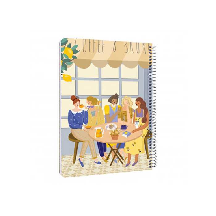 دفتر سیمی سایز A4 کد 21 برند مستر نوت