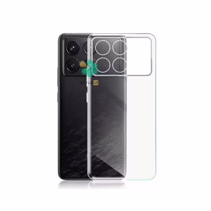 قاب گوشی ژله ای محافظ لنز دار مناسب شیائومی Poco X6 Pro