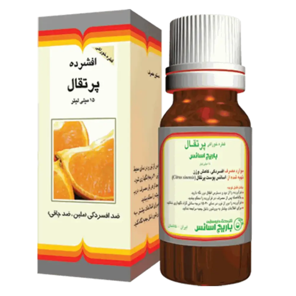 قطره خوراکی پرتقال باریج اسانس 15 میلی لیتری