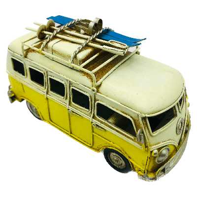 ماکت دکوری طرح ماشین فولکس با چوب اسکی کد 1511.45