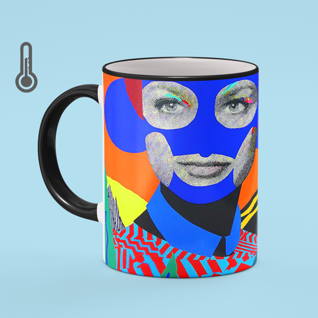 ماگ حرارتی بیگ ماگ مدل صورتک کد1187